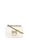 Pinko Love One Mini Shoulder Bag In White