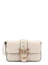 Pinko Love One Mini Shoulder Bag In White