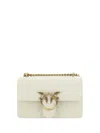 Pinko Love One Mini Shoulder Bag In White