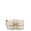 Pinko Mini Love One Shoulder Bag In White