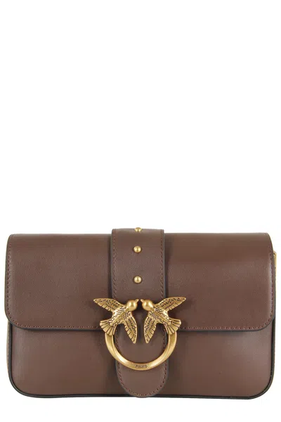 Pinko Love One Mini Slouchy In Brown