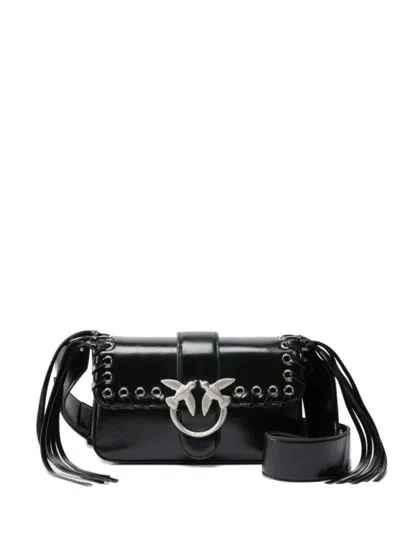 PINKO LOVE ONE MINI SLOUCHY FL BAG