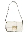 Pinko Love One Mini Slouchy Shoulder Bag In White