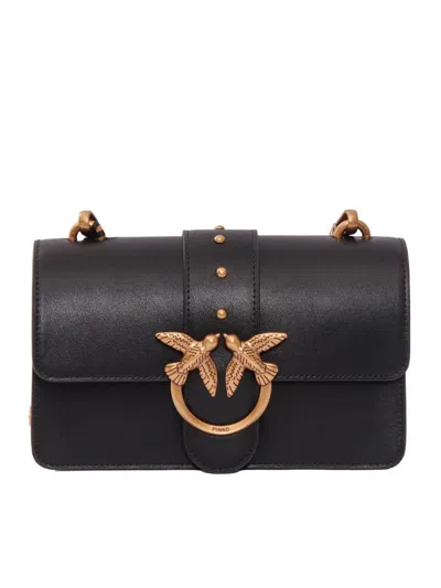 Pinko Love One Mini St. Cl Calf S Bag In Black