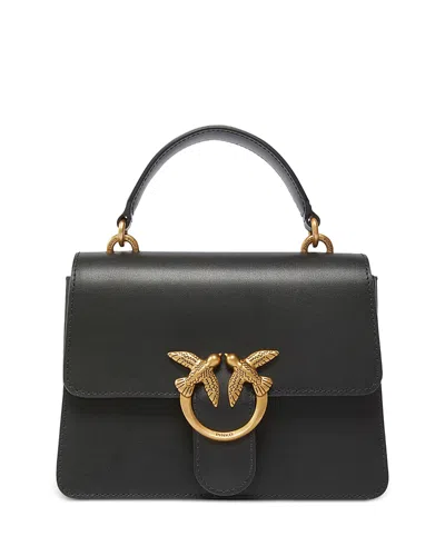 Pinko Love One Mini Top Handle Bag In Black