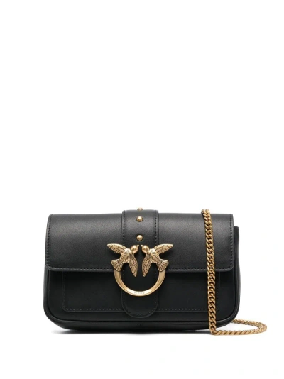 Pinko Love One Pocker Crossbody Bag In Black