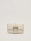 Pinko Love One Shoulder Bag In Bianco