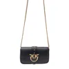 Pinko Love One Pocket Clutch With Chain In Black