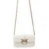 Pinko Love One Pocket Clutch With Chain In White