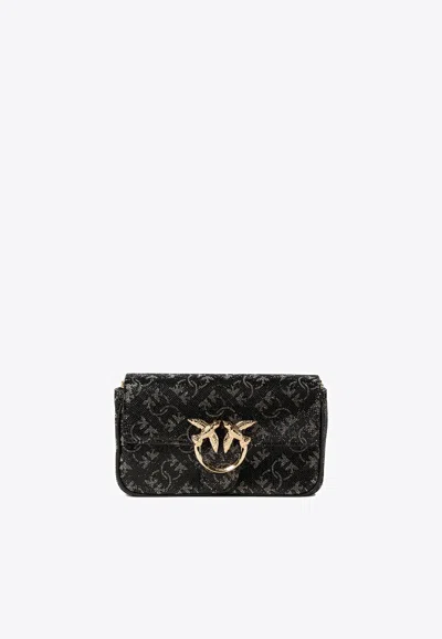PINKO LOVE ONE POCKET CROSSBODY BAG
