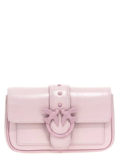 Pinko Love One Pocket Crossbody Bag In Pink