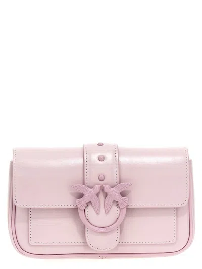 Pinko Love One Pocket Crossbody Bag In Purple