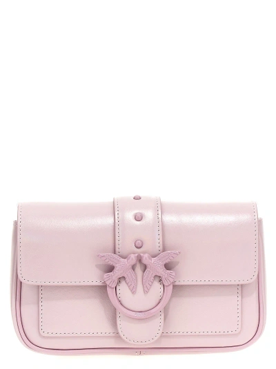 Pinko Love One Pocket Crossbody Bags Purple