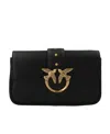 Pinko Love One Simply Micro Shoulder Bag In Black