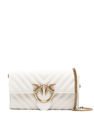 PINKO LOVE ONE QUILTED SHOULDER BAG