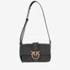 Pinko Mini Love Bag Slouchy Small Shoulder Bag In Gray