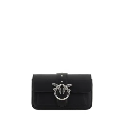 Pinko Love One Shoulder Bag In Black
