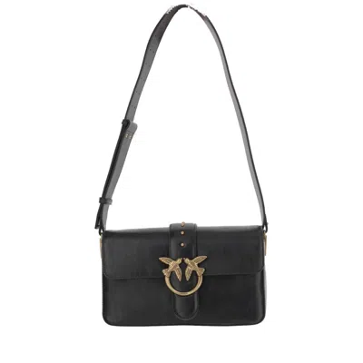 Pinko Love One Shoulder Bag In Black