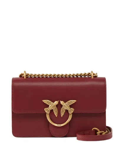 Pinko Love One Shoulder Bag In Brown