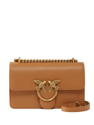 Pinko Love One Shoulder Bag In Brown