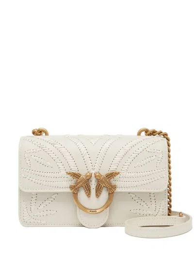 Pinko Love One Shoulder Bag In Neutrals