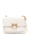 Pinko Love One Soft Shoulder Bag In White