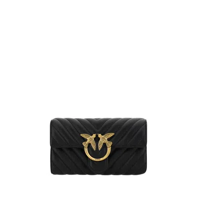 PINKO LOVE ONE SHOULDER WALLET