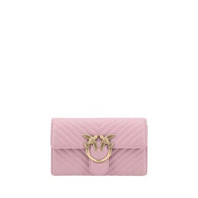 PINKO LOVE ONE SHOULDER WALLET