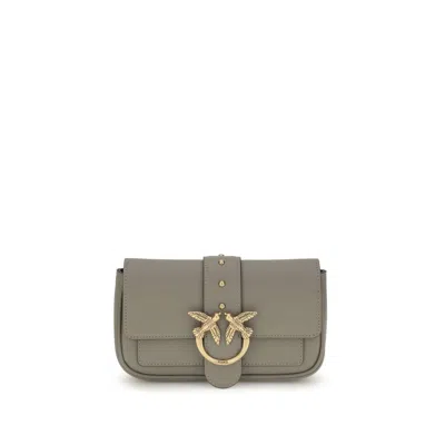 Pinko Love One Shoulder Women's Bag In Gray