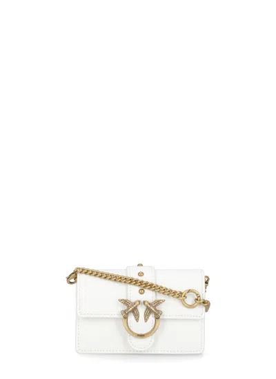 Pinko Love One Simply Micro Bag In White