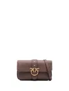 Pinko Love Bag Medium Slouchy Shoulder Bag In Brown