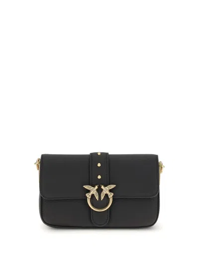 Pinko Love One Slouchy Baby Bottalato Soft In Black