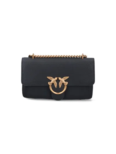 PINKO LOVE ONE SOFT' MINI BAG - BLACK