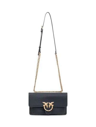 Pinko Love One Soft Mini Bag In Black