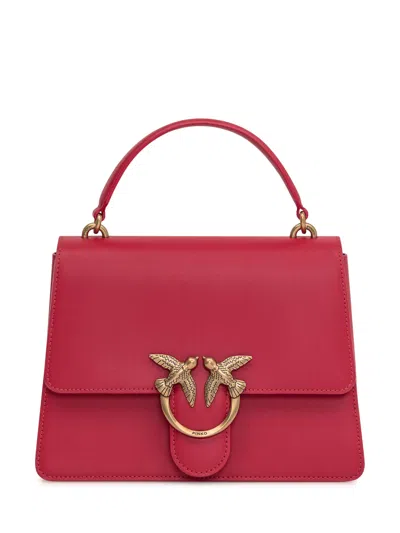 Pinko Love One Top Handle Bag In Red