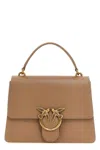 Pinko Love One Top Handle Handbag In Brown