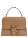 Pinko Love One Top Handle Handbag In Beige