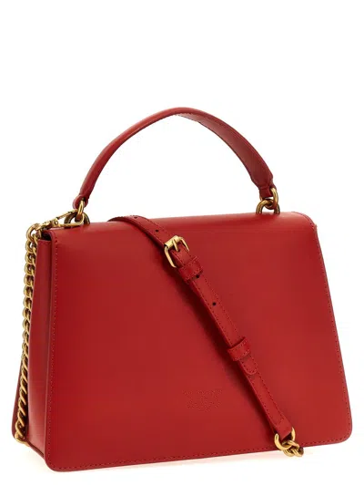 Pinko 'love One Top Handle' Handbag In Red