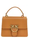 Pinko Love One Top Handle Mini Handbag In Beige