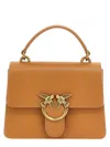 Pinko Love One Top Handle Mini Handbag In Beige