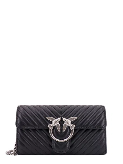 Pinko Love One Wallet In Black