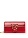 Pinko Love One Wallet On Chain In Red