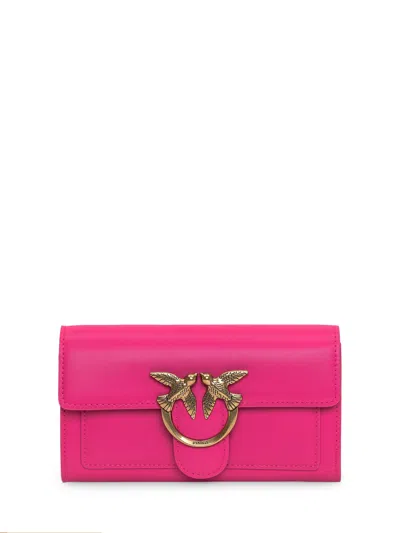 Pinko Love One Wallet In Pink