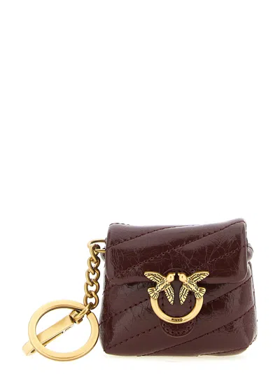 Pinko Love Puff Airpods Case In Brown