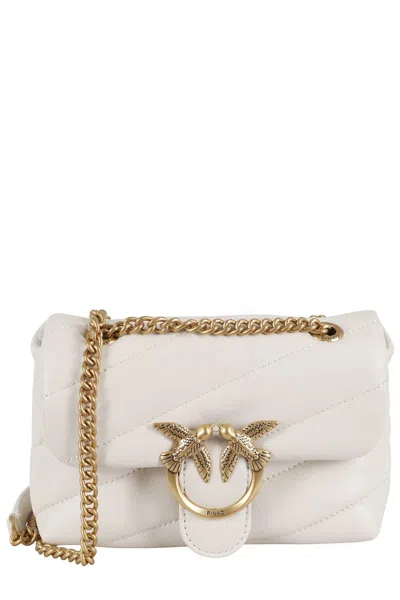Pinko Love Puff Baby Handbag In White
