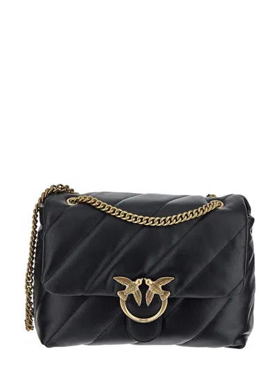 Pinko Love Puff Big Bags In Black