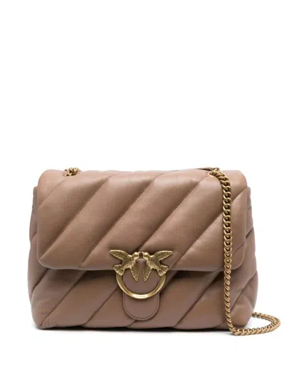 Pinko Love Puff Big Quilted Shoulder Bag In Multi