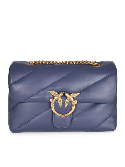 Pinko Love Puff Classic Bag In Blue