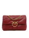Pinko Love Puff Classic Cl Sheep Nap Bag In Red