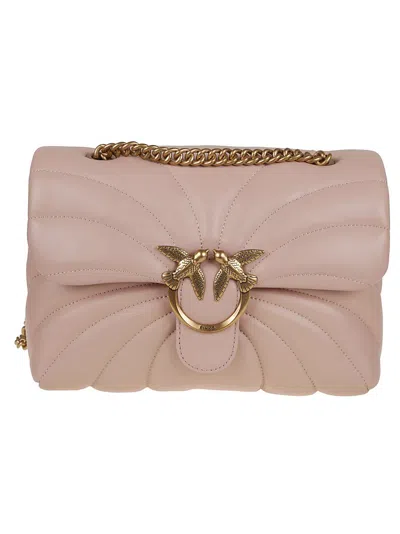 Pinko Love Puff Classic Cl Sheep Nap In Neutrals